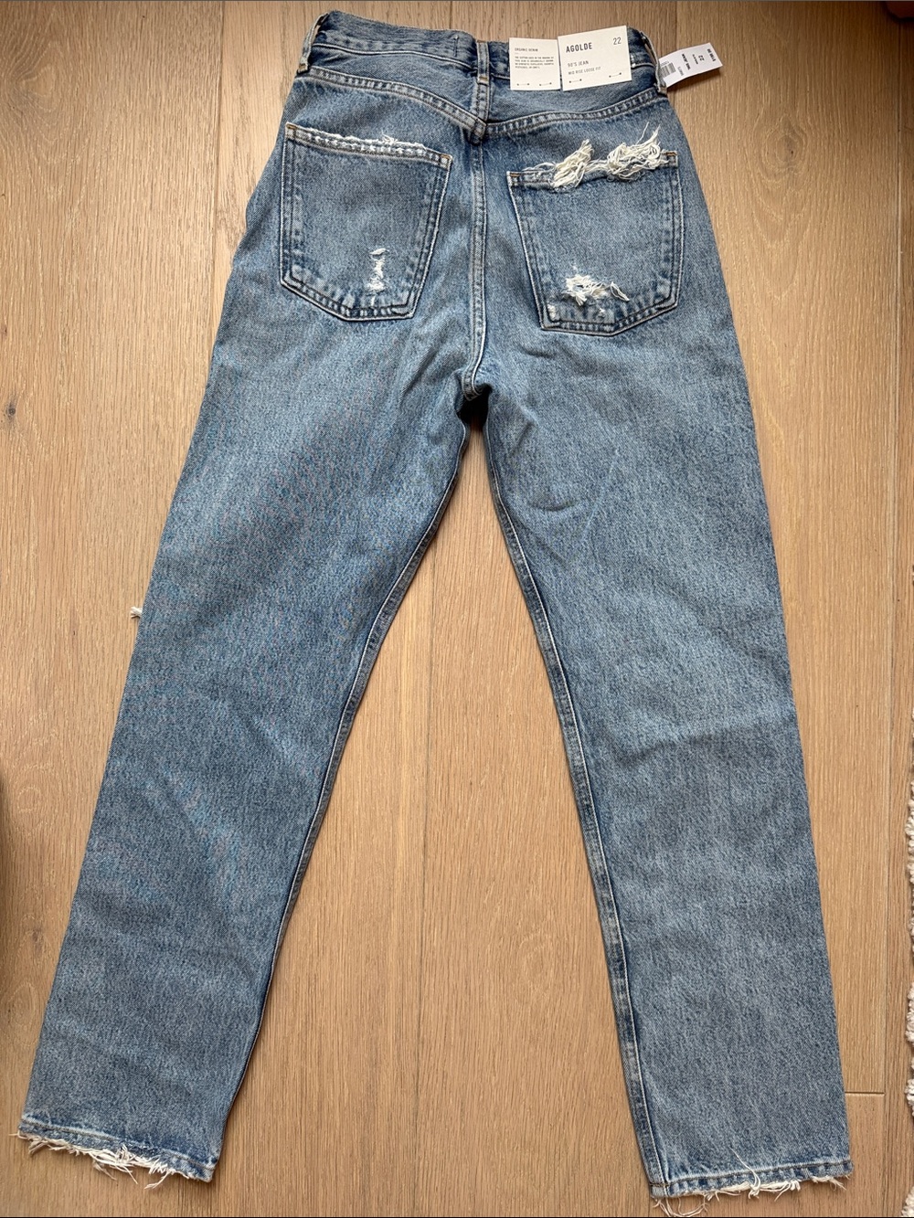 NWT AGOLDE 90s Jean in Isolate - Picture 3 of 5
